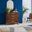 Kast LOGA Bruin - Massief hout - Metaal - 85 x 85 x 39 cm