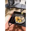 Loungeset Koozy (2-teilig) Stahl / Polyester - Grau / Schwarz