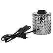 Tischleuchte Crystal Smoke Metall - 1-flammig