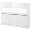 Highboard Cape Ann hoogglans wit/mat wit