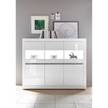 Highboard Cape Ann hoogglans wit/mat wit