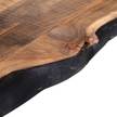 Eettafel Milland I massief acaciahout/ijzer - Breedte: 240 cm