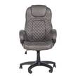 Chefsessel Loyalton Microfaser / Kunststoff - Vintage Grau / Schwarz