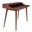 Bureau Moyon Placage noyer / noyer