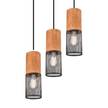 Hanglamp Tosh II aluminium - 3 lichtbronnen