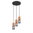 Hanglamp Tosh II aluminium - 3 lichtbronnen