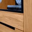 Highboard Loray I Eiche teilmassiv