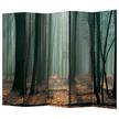 Kamerscherm Witch Forest II (set van 5) vlies/grenenhout - groen