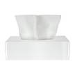 Taschentuchbox Sospel Kunststoff - Weiß