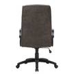 Sedia da ufficio Cappy Microfibra / Nylon - Marrone vintage / Nero