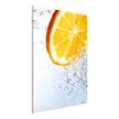 Magnettfafel Splash Orange Stahl / Vinyl-Spezialfolie - Orange - 40 x 60 cm