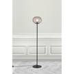 Staande lamp Alton II rookglas/staal - 1 lichtbron