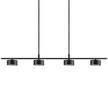 LED-Pendelleuchte Clyde II Stahl / Kunststoff- 4-flammig