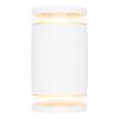 Wandlamp Alcala transparant glas/ijzer - 2 lichtbronnen - Wit