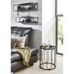 Open wandkast Lancieux II Zwart - Metaal - 85 x 17 x 17 cm
