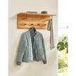 Porte-manteau mural Oderen Bois massif - Marron