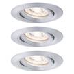 LED-inbouwlamp Nova VI kunststof/aluminium - 3 lichtbronnen