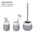 WC-Garnitur Malta Keramik - Grau / Weiß - Weiß / Grau