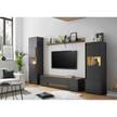 Tv-meubel Olon I Antraciet - Breedte: 170 cm