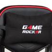 Chaise gamer Game-Rocker G-30 XXL Imitation cuir et microfibre / Nylon - Rouge / Noir