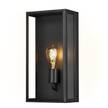 Wandleuchte Carpi III Klarglas / Aluminium - 1-flammig