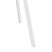 Bureau Unieux II Knoestige eikenhouten look - Breedte: 120 cm - Wit