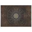 Vlies-fotobehang Mandala Gold vlies - goudkleurig/zwart - 400 x 280 cm
