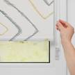 Store occultant Stripy Boho Rectangle Polyester - Beige - 45 x 150 cm