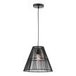 Lampada a sospensione Apulien I Rattan / Ferro - 1 punto luce