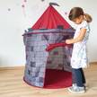 Tenda per bambini Castle Grigio - Materiale sintetico - Tessile - 105 x 135 x 105 cm