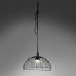 LED-hanglamp David I ijzer/textielmix - 1 lichtbron