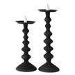 Chandeliers Normes II (2 éléments) Aluminium - Noir