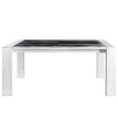 Eettafel Goa White deels massief mangohout - wit vintage mangohout