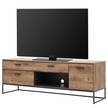 TV-Lowboard Meevoo II Eiche Rustikal Dekor / Graphit