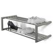 Schuhregal Somon Metall - Silber