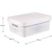 Opbergbox Infinity VI (4-delig) polypropeen - Wit