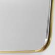Spiegel Shape Hexagon Brass Gold - Metall / Glas - 64 x 94,5 cm