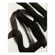 Quadro Abstract black ink brush stroke Alluminio Dibond / Plexiglas - 70 x 90 cm