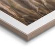 Tableaux déco Nature (2 éléments) Impression dans cadre en bois - Beige