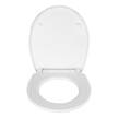 Tavoletta premium per WC White Acciaio inox - Bianco