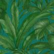 Papier peint intissé Versace Giungla II Intissé - Vert / Bleu