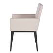 Gartenpolsterstuhl Olaine 2er-Set Braun - Schwarz - Grau - Metall - Textil - 58 x 90 x 60 cm