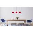 Hanglamp Venus A I fluweel/staal - 3 lichtbronnen