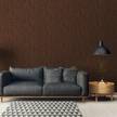Fotomurale Bridport Marrone - 0,53m x 10,05m - Marrone cioccolato