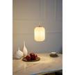 Pendelleuchte Noble Purity Opalglas / Aluminium - 1-flammig