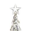 LED-Weihnachtsbaum Borkan Farbglas - Silber