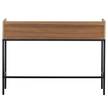 Bureau Boonton Placage en bois véritable / Métal - Noyer / Noir