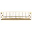 Wandregal Kavaja Metall - Gold - Breite: 45 cm