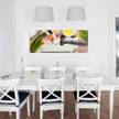 Glasbild Seaside Mehrfarbig - 80 x 30 x 0,4 cm - 80 x 30 cm