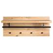 Wandgarderobe Patos Eiche Dekor / Schwarz